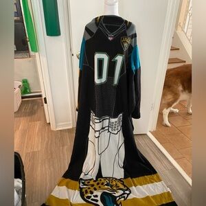 NFL Team Blanket with Black and Gold Accents